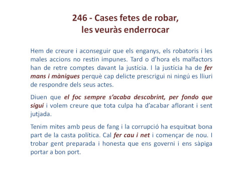 Cases fetes de robar les veuràs enderrocar