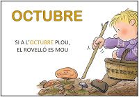 Si a l'octubre plou, el rovelló es mou