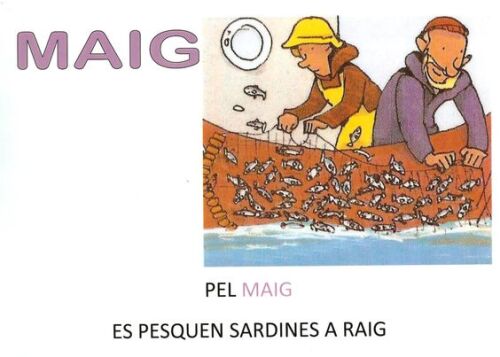 Pel maig, la sardina a raig