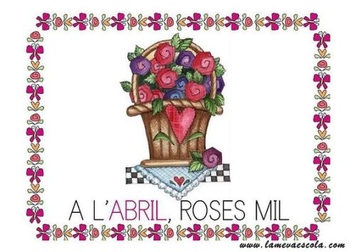 Per l'abril, llibres i roses mil