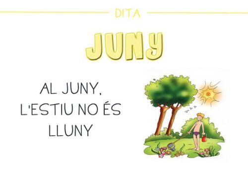 Al juny, l&#39;estiu no és lluny - Paremiologia catalana comparada digital
