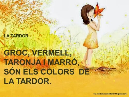 Groc, vermell, taronja i marró són els colors de la tardor