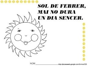 Sol de febrer mai dura un dia sencer