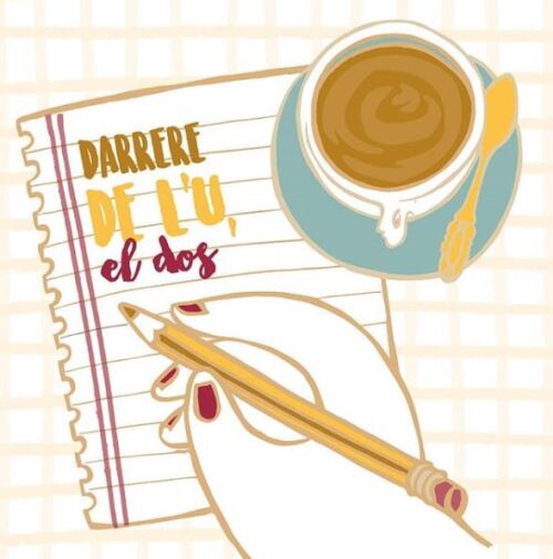 Darrere de l'u ve el dos