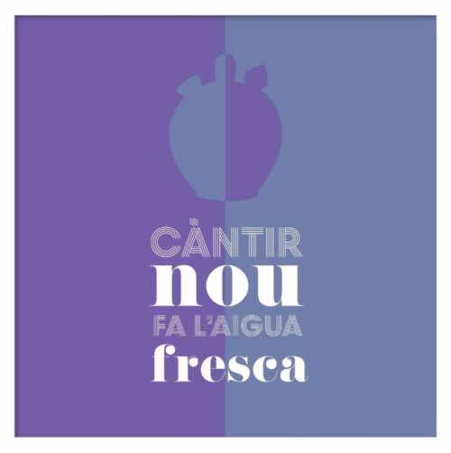 Càntir nou fa l'aigua fresca