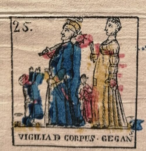 Vigília de Corpus, gegants