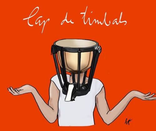 Tenir el cap com un timbal