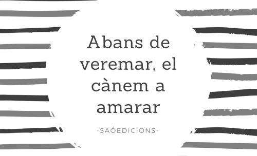 Abans de veremar, el cànem a amarar