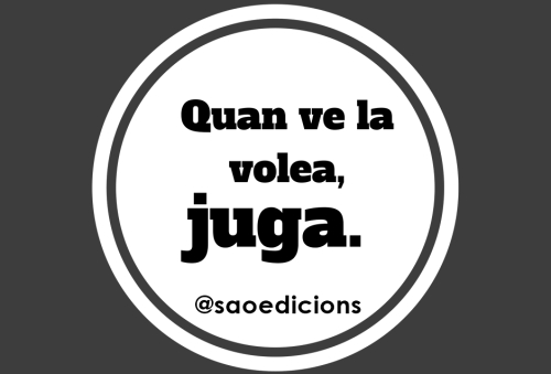 Quan ve de volea, es juga