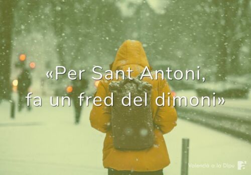 Per Sant Antoni fa un fred del dimoni