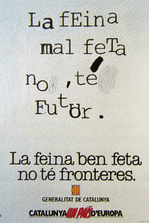 La feina ben feta no té fronteres