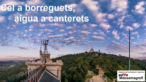 Cel a borreguets, aigua a cantirets