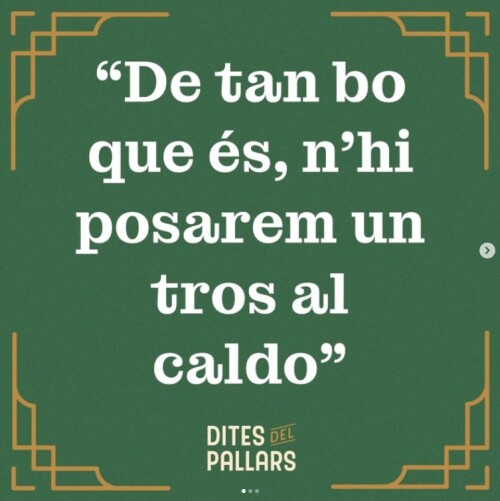 Poder-ne tirar un tros a l'olla