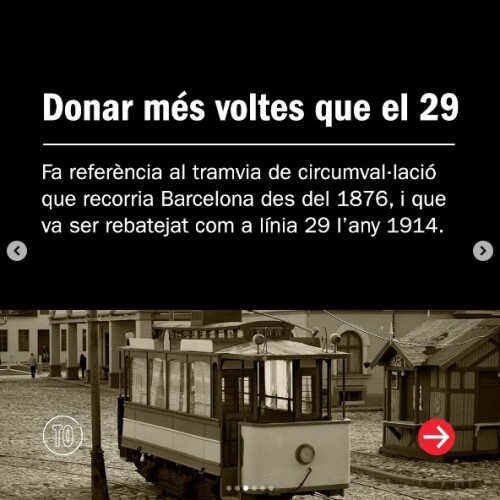 Donar més voltes que el vint-i-nou