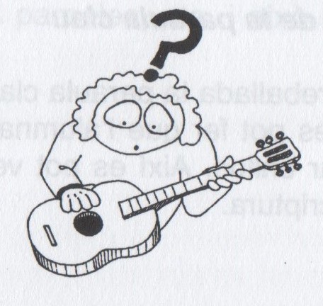 Una guitarra mal sona, si li falta una corda