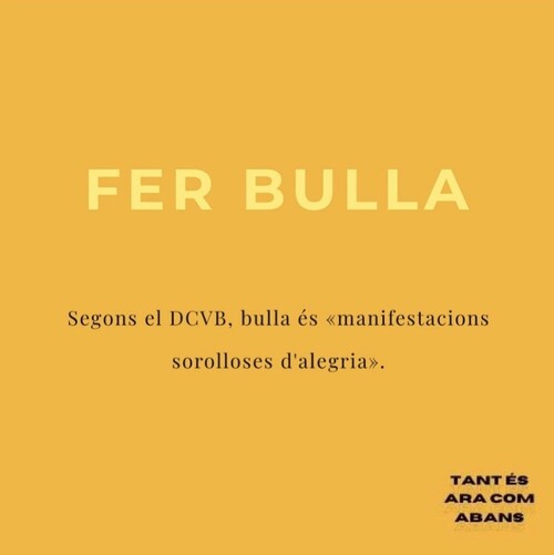 Fer bulla