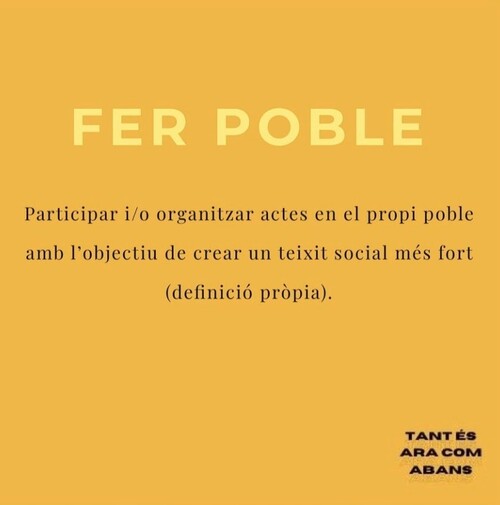 Fer poble