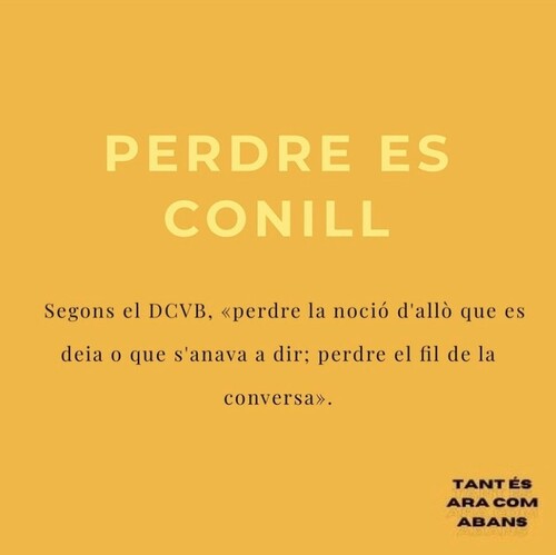 Perdre el conill