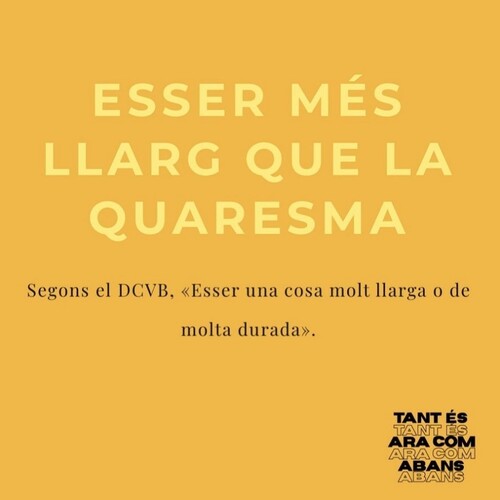 Més llarg que la Quaresma