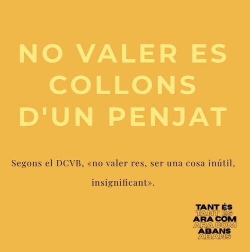 No valer els collons d'un penjat