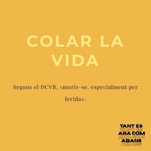 Colar la vida