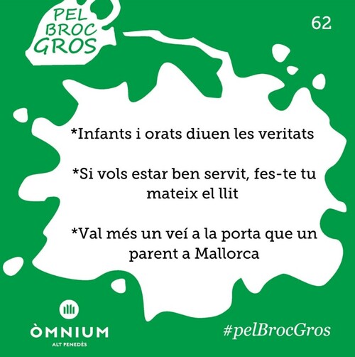 Val més un veí a la porta que un parent a Mallorca