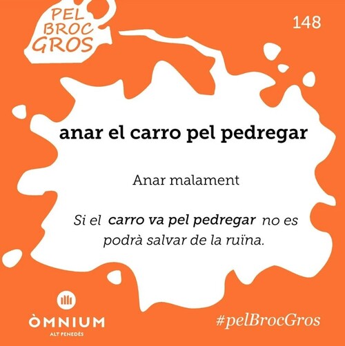 Anar el carro pel pedregar