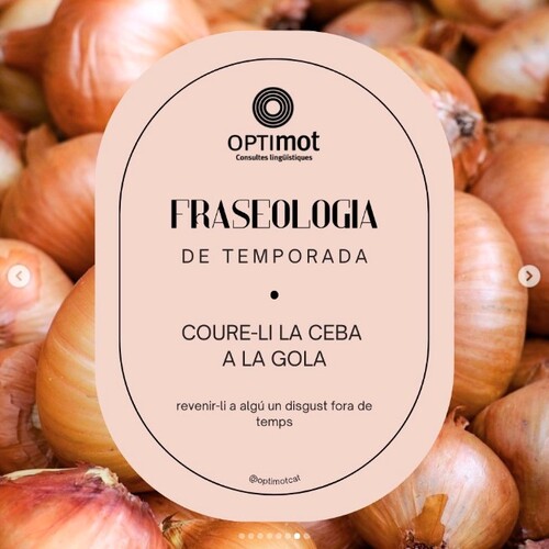 Coure-li la ceba a la gola