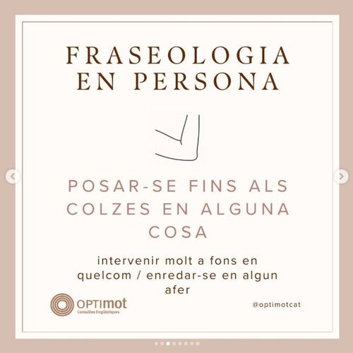 Ficar-s'hi fins als colzes
