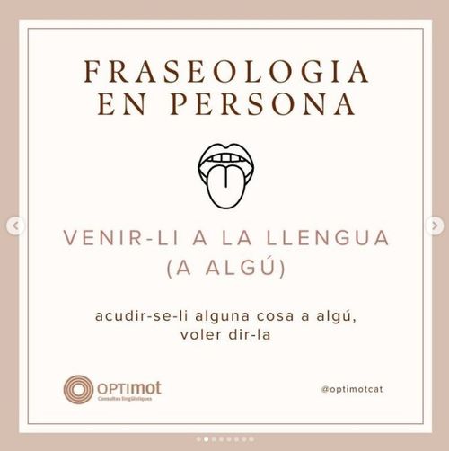 Venir-li a la llengua