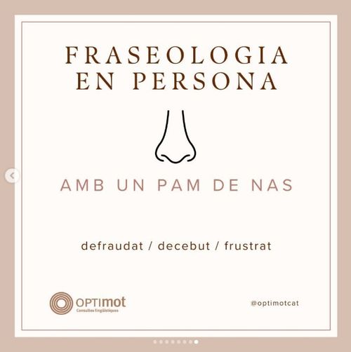 Amb un pam de nas