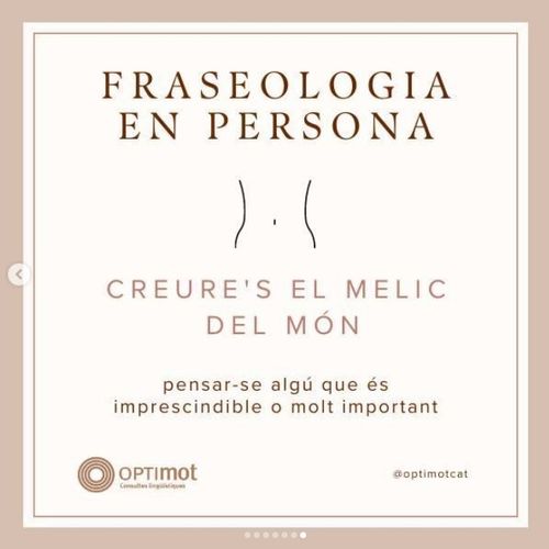 Creure's el melic del món