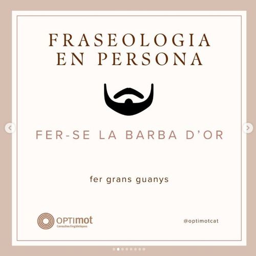 Fer-se la barba d'or