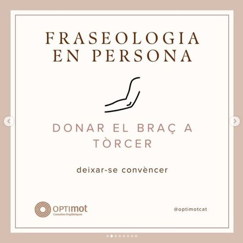 Donar el braç a tòrcer