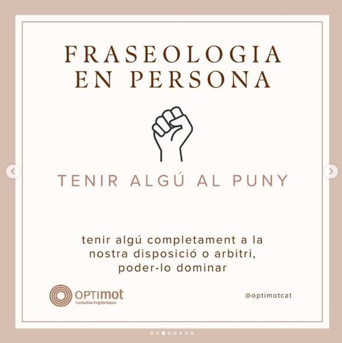 Tenir-lo al puny