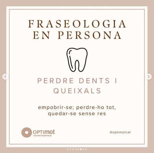 Perdre dents i queixals