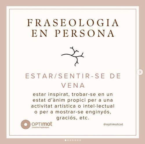Estar de vena