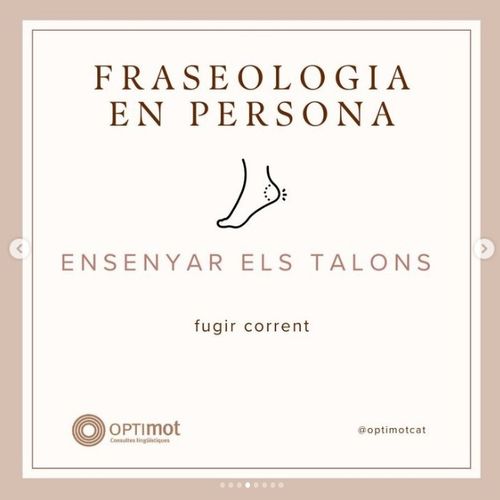 Ensenyar els talons