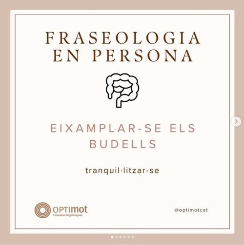 Eixamplar-se els budells