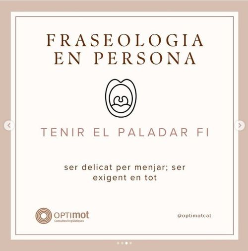 Tenir el paladar fi