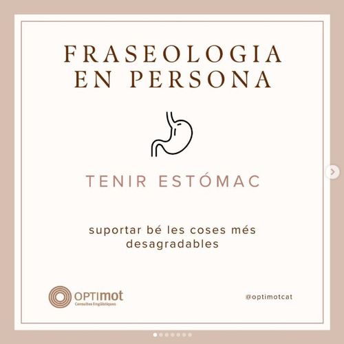 Tenir estómac