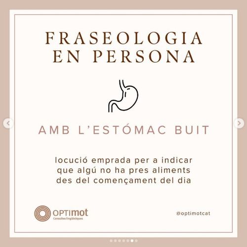 Amb l'estómac buit