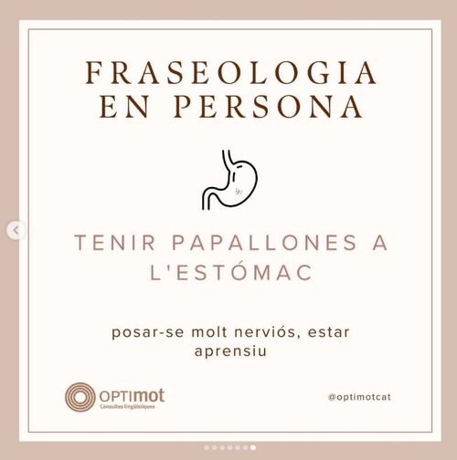 Tenir papallones a l'estómac