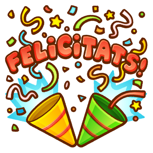 Moltes felicitats!