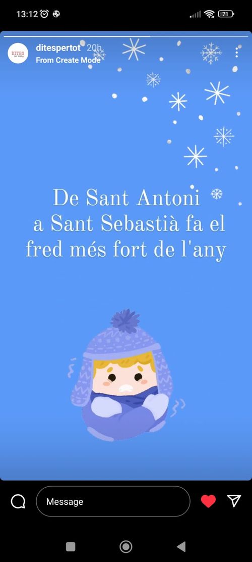 Entre Sant Antoni i Sant Sebastià, més fred que entre tot l'any fa