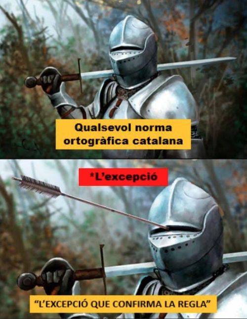L'excepció confirma la regla