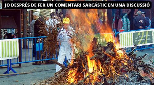 Afegir (o tirar) llenya al foc