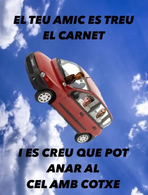 Al cel no s'hi va amb cotxe