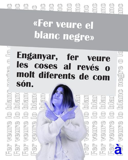 Fer veure blanc el que és negre