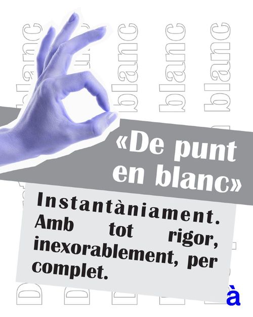 De punt en blanc